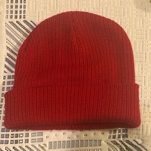 Deep Red Beanie